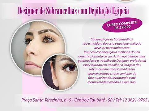 Curso de design de sobrancelha online