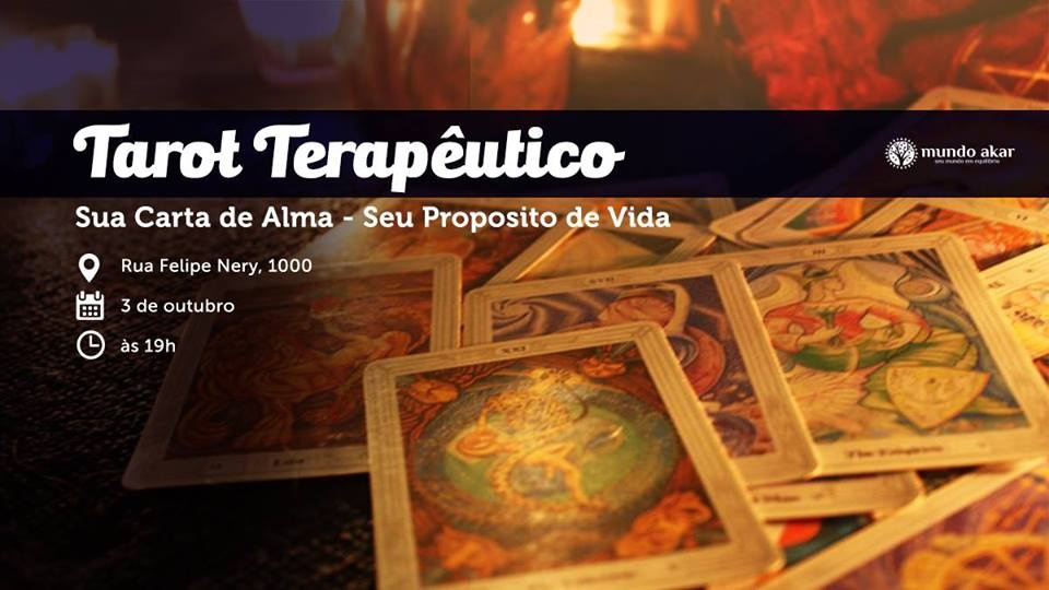 Tarot Terapéutico sua Carta da Alma, Seu propósito na Vida Sympla